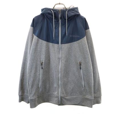 Long Sleeve Zip Hoodie L Gray Outdoors Men's Used