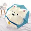 1pc Puppy Pet Auto Cute Umbrella   Auto Open/Close Folding Umbrella with  8 Rib Frame, 3 Fold Compact Umbrella for Men & Women, 79