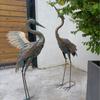 Metal Figurines Luxury Outdoor Miniatures Modern Ornaments Creative Sculptures Original and Funny Gifts Balcony Decoration