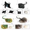 Fish Model Manta Ray Model Miniature Sea Life Action Figurines Ocean Animal Figures  Kids Toy