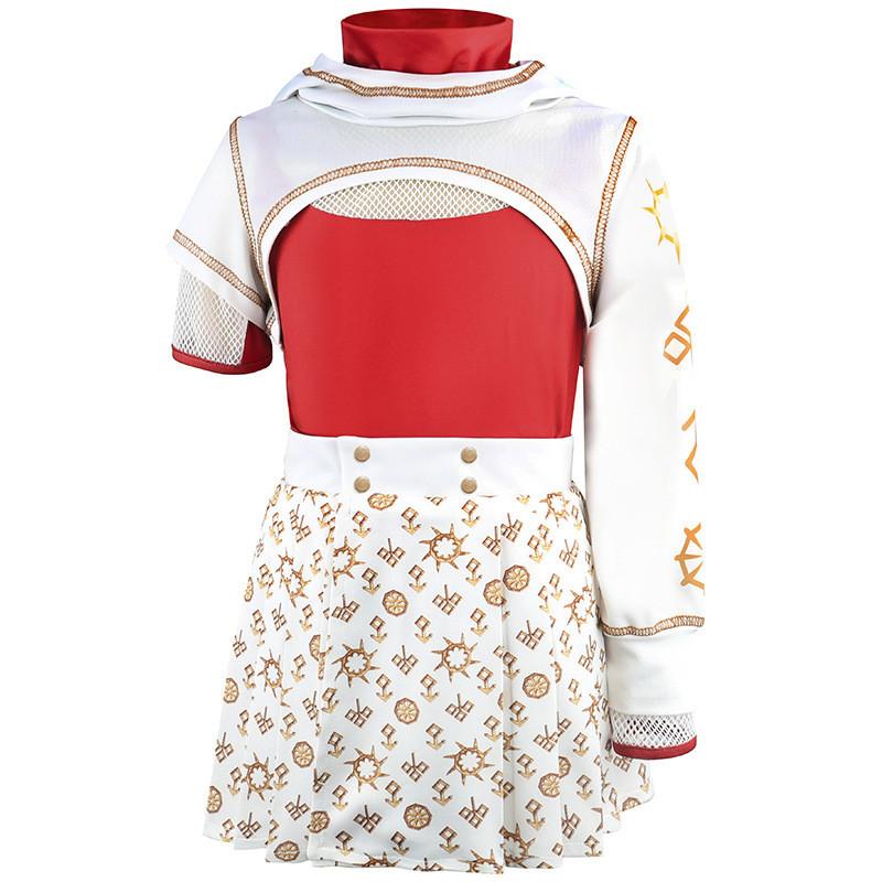 4 Zombies Dawn Of The Vampires Kids Cosplay Outfit Dress Halloween Fashion Party 130cm