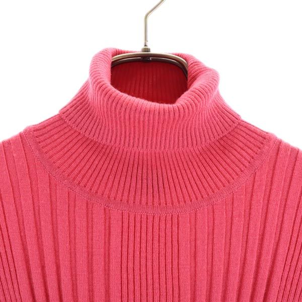 GUCCI made in Italy Long sleeve High neck sweater S Pink knit Women Used