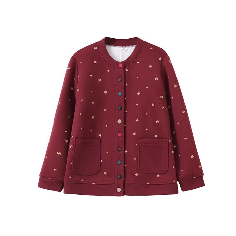 Plus Size Spring & Autumn Jacket Coat for Middle-Aged and Elderly Women - 2025 Collection