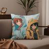 Anime BLSS-Sasaki And M- Miyano Pillow Case Comfort Sofa Bed Silky Elegant Invisible Zipper Custom Decorative Cushion Cover