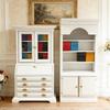 Bookcase Miniature Wooden Cabinet For Dollhouses Bedroom Living Room Decors DIY Craft Project Tiny House Furniture