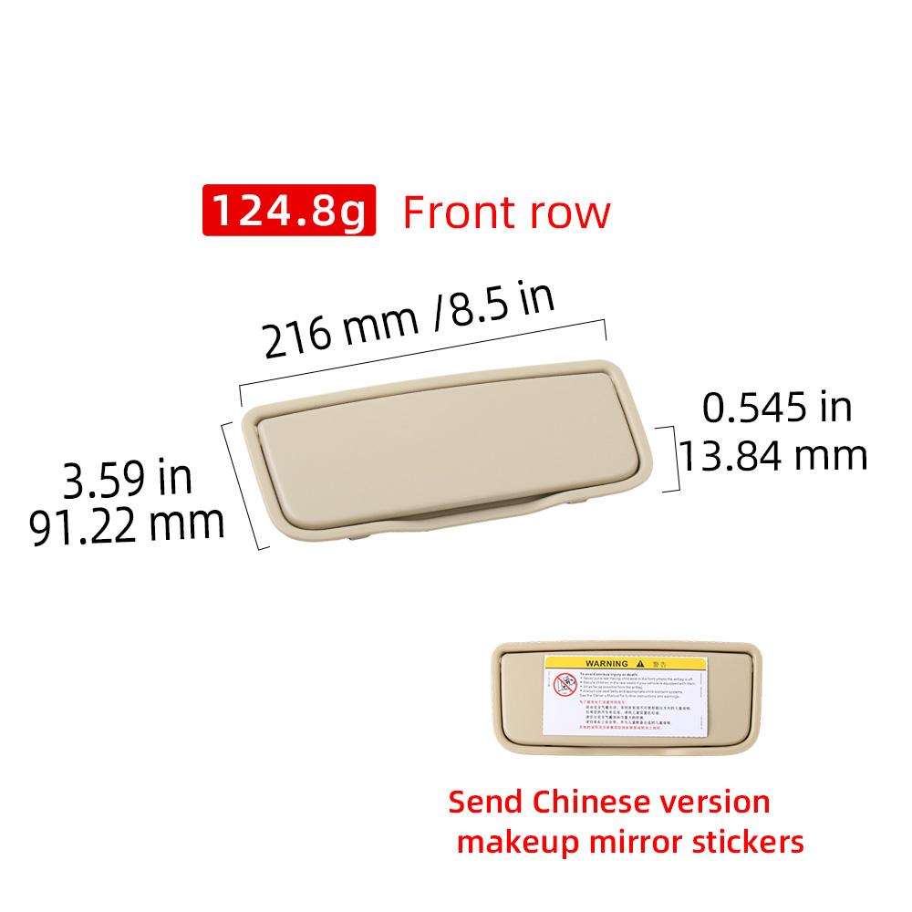Interior Makeup Mirror for Volvo XC60 XC90 S80 | Replaces OE 39819389, 39816758, 39824054 | Car Interior Trim Part