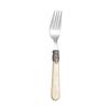 Retro High-End 304 Stainless Steel & Acrylic Cutlery Set: Knife, Fork, Spoon, Dessert Fork, Spoon