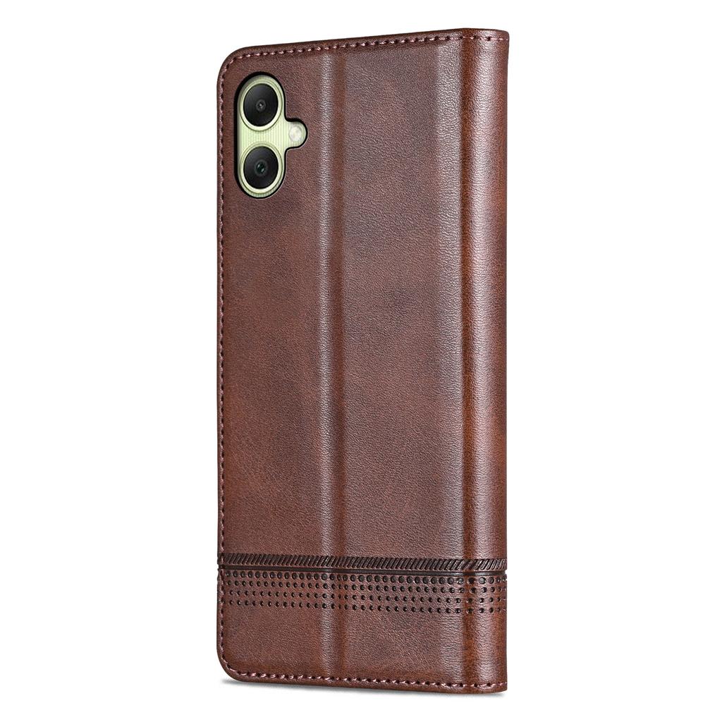 AZNS For Samsung Galaxy A06 4G Case Cowhide Texture PU Leather Wallet Phone Cover