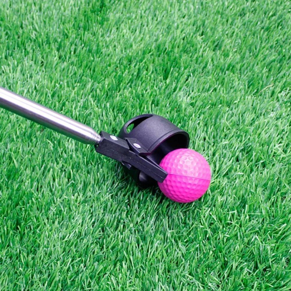 Adjustable Telescopic Golf Ball Retriever Locking Easy Grab Ball Golf Ball Picker Stainless Non-Slip Handle