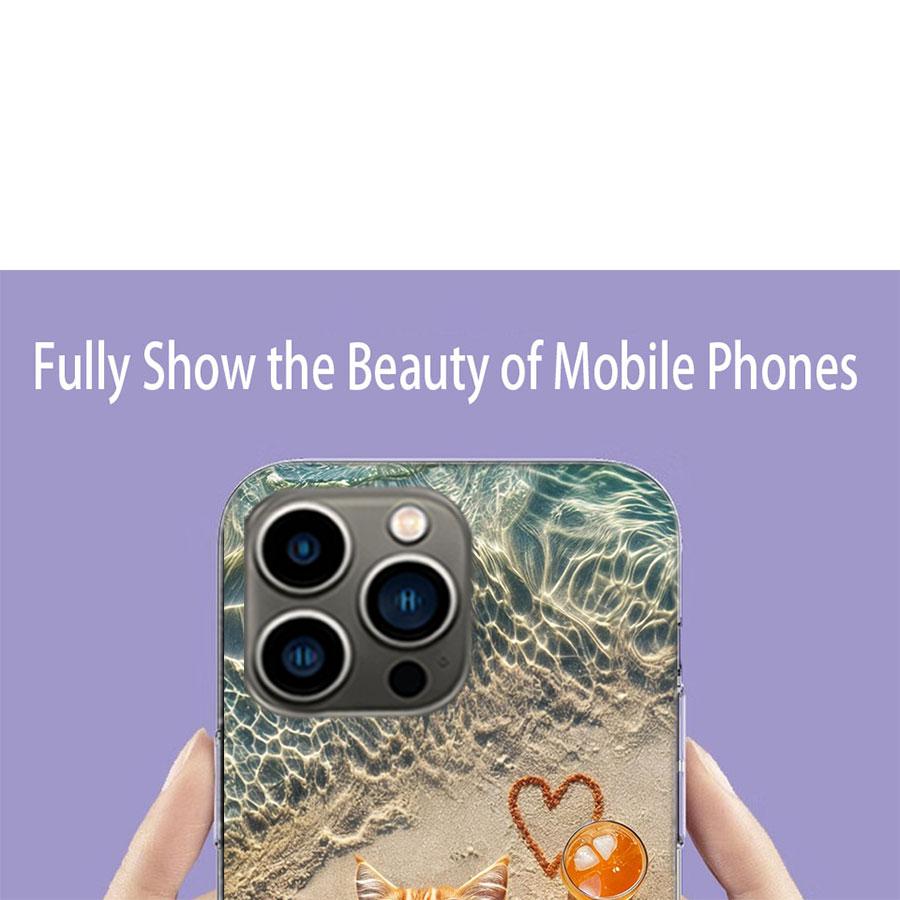 Kat Vakantie Telefoonhoesje Voor Iphone 17 Air 15 Pro 14 Plus 16 Pro Max 17E 16E 12 13 Mini 11 Cover Schattige Fundas