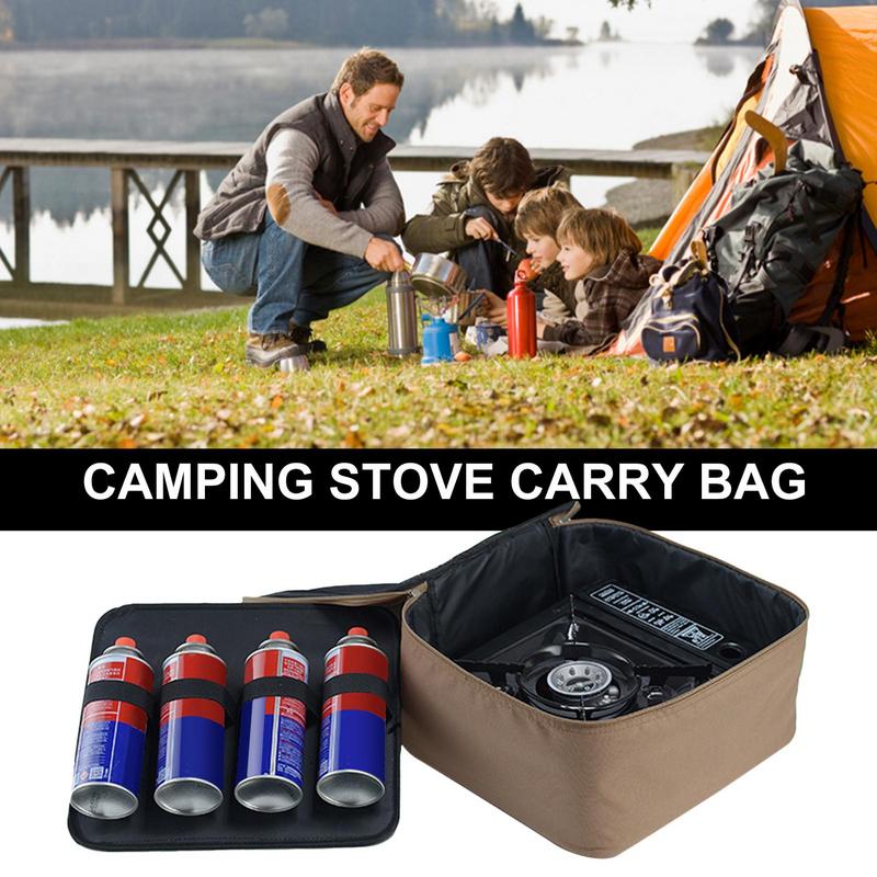 Outdoor Stove Carry Bag Camping Stove Storage Bag Portable Bag Stove Burner Carrier Camp Stove Oxford Cloth Storage Organizer