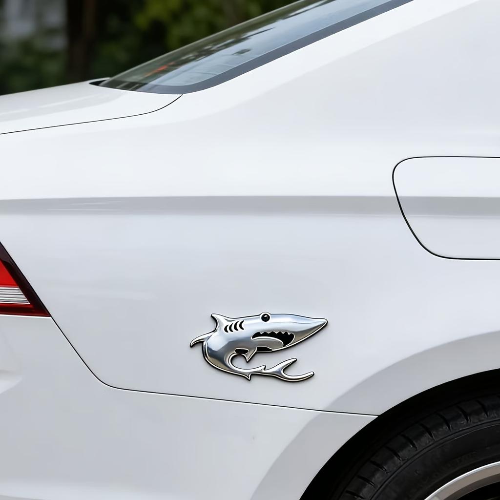 Car Emblem Exterior Accessory Decal Modification, Metal Side Emblem, External Accessory, Waterproof and Sun-Proof, Car Emblem, Tail Badge,