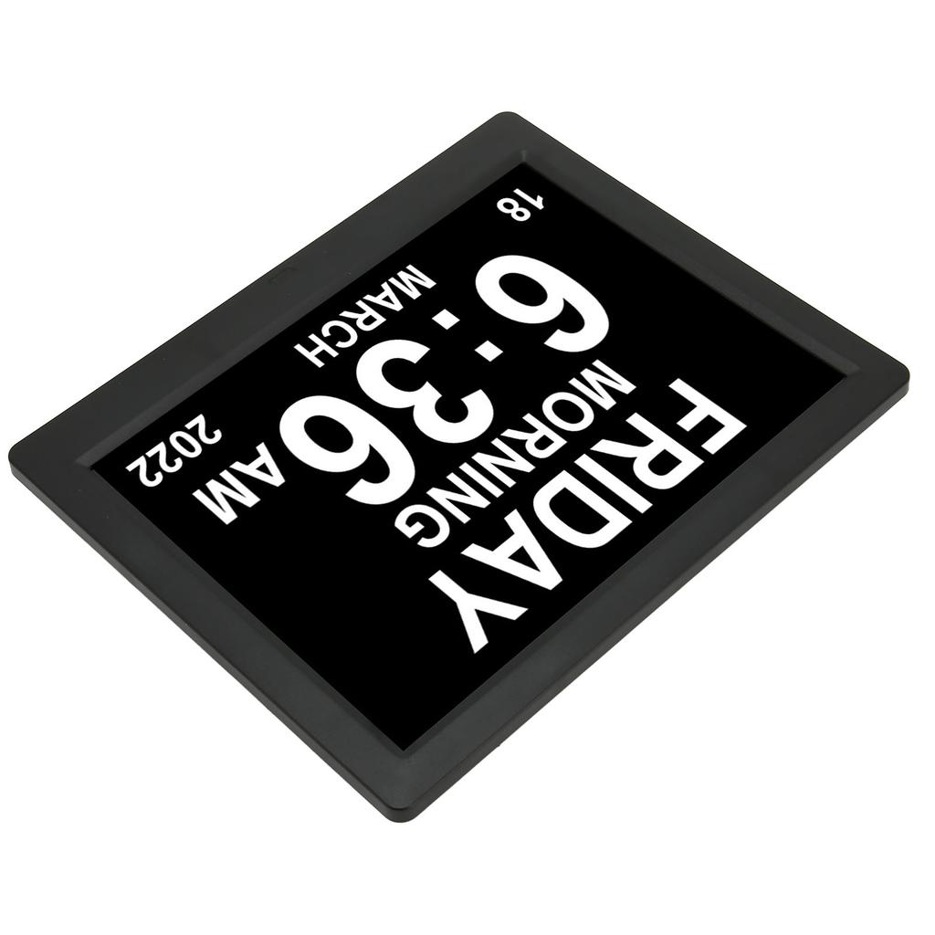 8,7 Zoll Digitaler Tageskalender Uhr Automatische Dimmung Großes Display Medikamentenerinnerungen Demenz