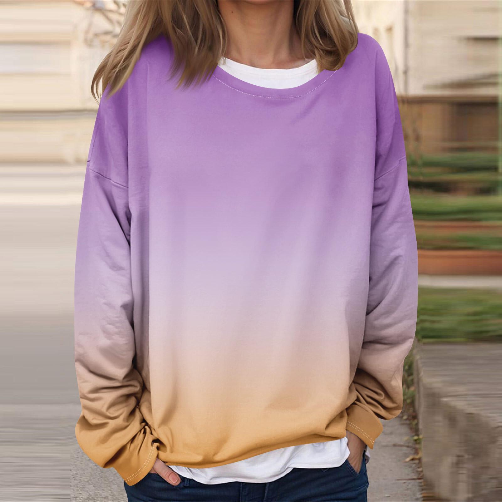 

Женская повседневная модная винтажная печатная толстовка с длинным рукавом и круглым вырезом, многослойный пуловер XXXL