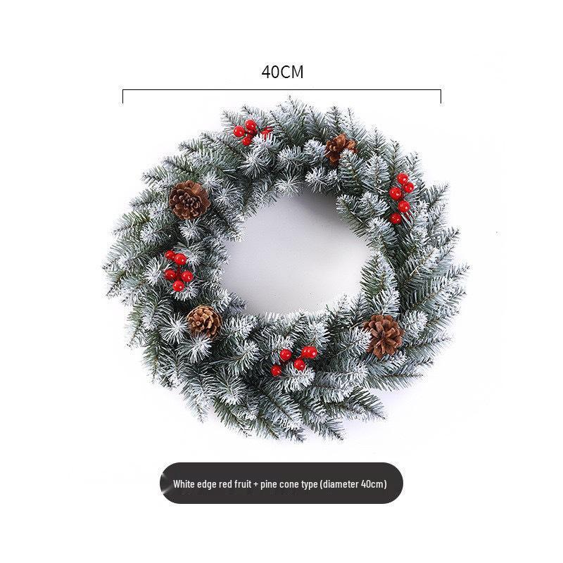 Popular Christmas Wreath - Available In Sizes 30/40/45/50/60CM for Malls and Hotels
