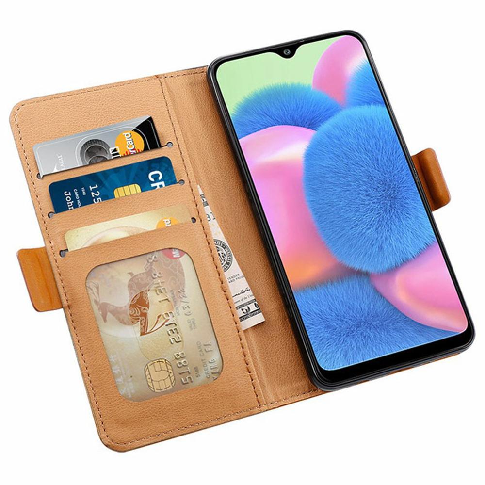 

For Xiaomi Redmi Note 14 5G Case Color Splicing PU Leather Wallet Phone Cover Brown