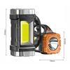 High Power Rechargeable LED Flashlight Multifunctional Portable Light with Side Light Waterproof Multiple Lighting Modes