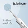 Profesjonalny ultracienki Nie. 5 Trądzik Pęseta do usuwania zaskórników Salon kosmetyczny Pryszcze Igły Deep Cleaner Clip Narzędzie do pielęgnacji skóry twarzy