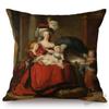 Franz Xaver Winterhalter Rococo Royal Court Princess Queen Beautiful Lady Portrait Oil Painting Sofa Pillow Case Cushion Cover