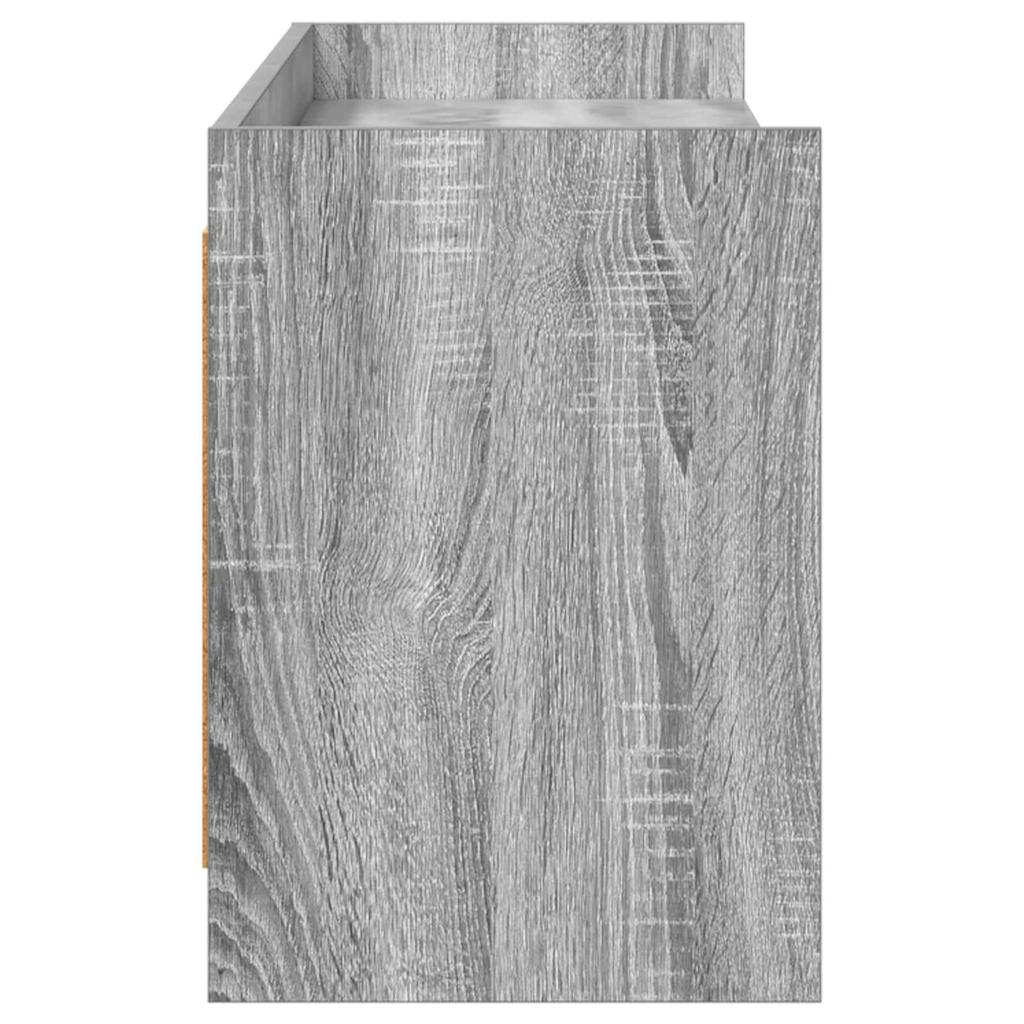 TV Cabinet 168 x 33 x 47 cm Grey Sonoma Particleboard