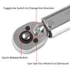 Adjustable Torque Wrench 1/4'' Drive Professional Spanner Hand Tool For Car Bicycle Motorbike Use 5-25N.m Micrometer