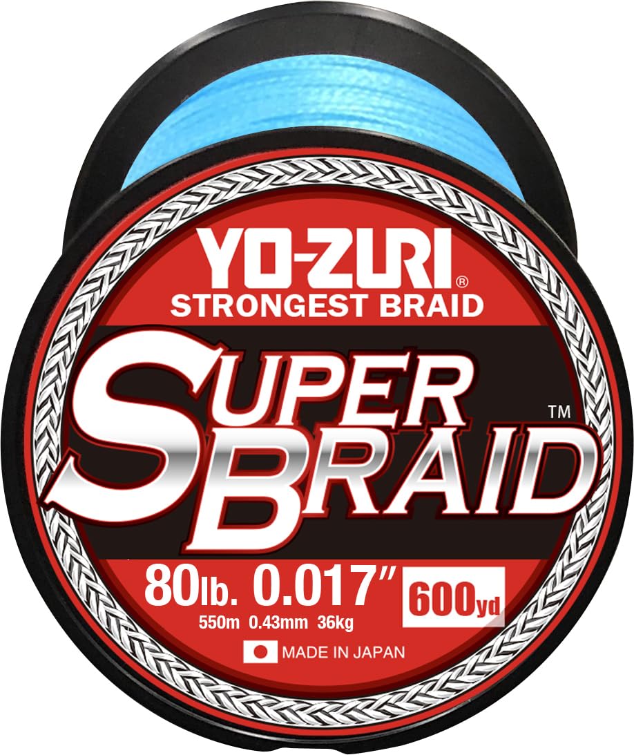 

PE Line Super Braid 600YDS 80Lbs Blue YO-ZURI Color синий