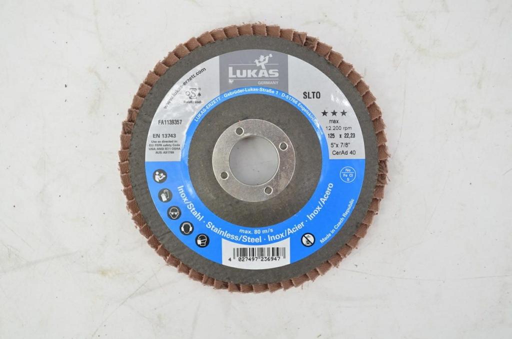 Lukas Flap Disc 125Mm P 40 Sltr Ceramic