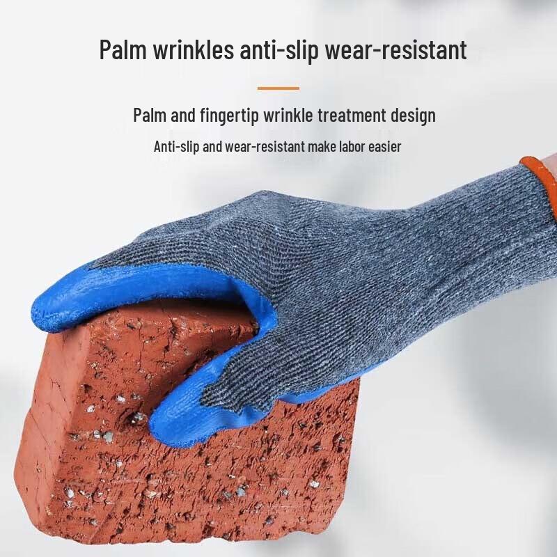 Shuyi Wear-resistant Latex Dipped Work Gloves