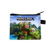 Minecraft Children'S Change Bag Cute Cartoon Card Bag Student Polyester Storage Bag