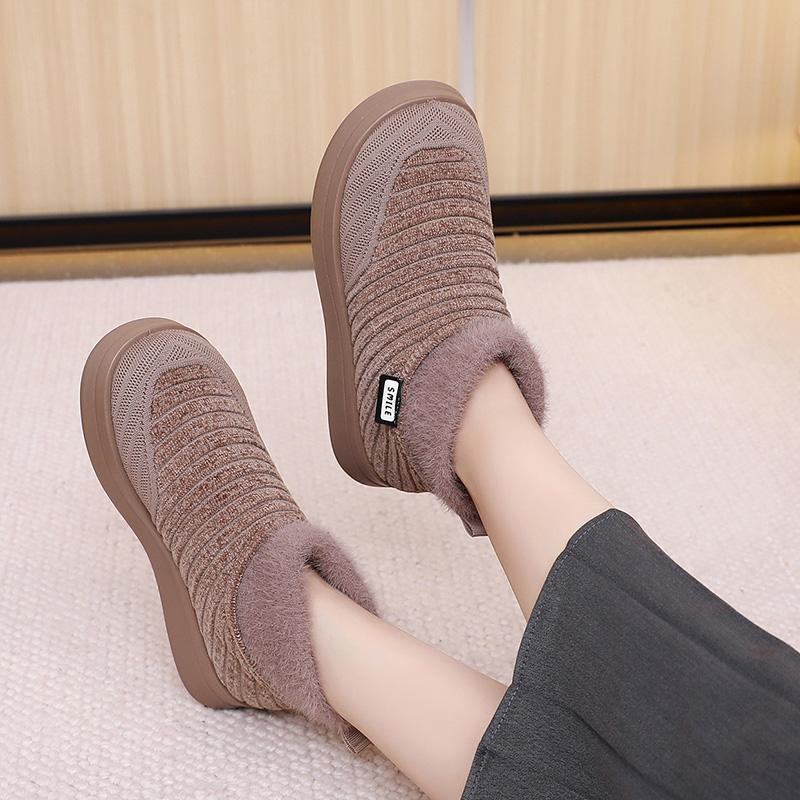 Women's Casual Cotton Shoes for Winter  Versatile Casual Warm and Anti-slip Wear-resistant Sole; Free Shipping Shoes Women