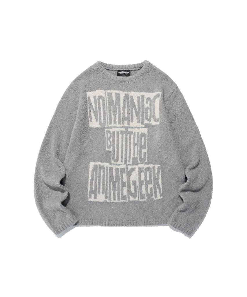 NICEGHOSTCLUB Anime L/S Knit Tee_Grey(Ng2Efuk608A)