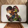 Anime D-Dr. S-Slump Floor Mat Soft Flannel Floor Mat  Suitable for Entryways, Living Rooms, Bedrooms, and Bathrooms
