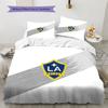 LA Galaxy Pattern Bedding Quilt Set  Home Decoration  Gift (1 * duvet cover + 2 * pillowcase  without core)