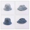 Korean Style Fishermen Caps Washed Denim Sun Protection Hat Personalized Sun Hat  Climbing