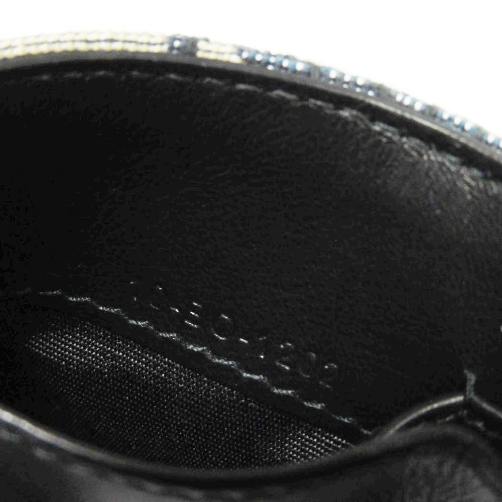 Used 10656 Oblique Jacquard Compact Wallet 2OBBC110YSE_H05E 7942 Black Japan Exclusive Logo Cotton Beige Unisex from