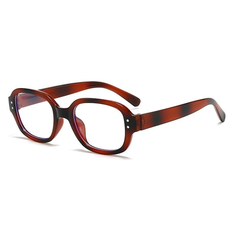 Xiaomi Women Vintage Square Red Myopia Glasses, Anti Blue Light Computer Reading Eyeglasses Retro Decorative Eyewear