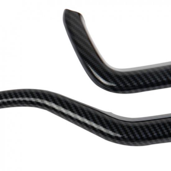 Carbon Fiber Style Center Console Dashboard Air Vent Outlet Trim for GMC Terrain