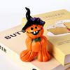 Halloween Pumpkin Figurine Silicone Mold for Holiday Party Decoration, Home Decor, Tabletop Plaster Figurine