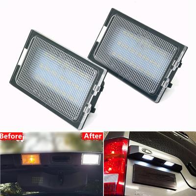 2 Pezzi Luci LED Targa Auto Lampade Bianche Per Land Range Rover Sport L320 Discovery 3 4 LR3 LR4 Freelander 2 LR2 Styling Auto