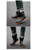 Men's Waterproof Non-slip Rubber Ankle Boots - Korean Style Slip-on Shoes