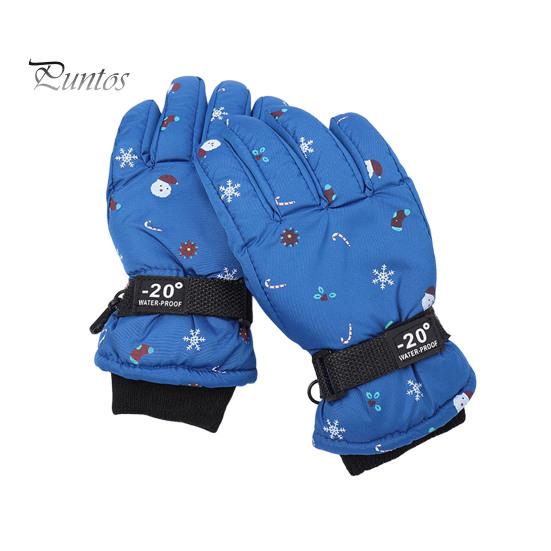 

Дитячі зимові рукавички Теплі термолижні рукавички Вітрозахисні снігові рукавиці для холодної погоди Катання на сноуборді Катання на лижах Піший туризм Велоспорт синій