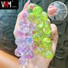 Acrylic Grape Bunch Keychain: Cute Couple Bag Charm & Creative Car Keyring for Women