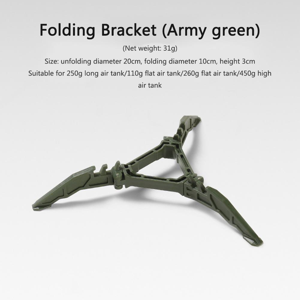 Nylon Fuels Can Stabilizer 3 Gears Adjustable Universal Cartridge Canister Tripod Foldable Accessories Outdoor Camping Equipment