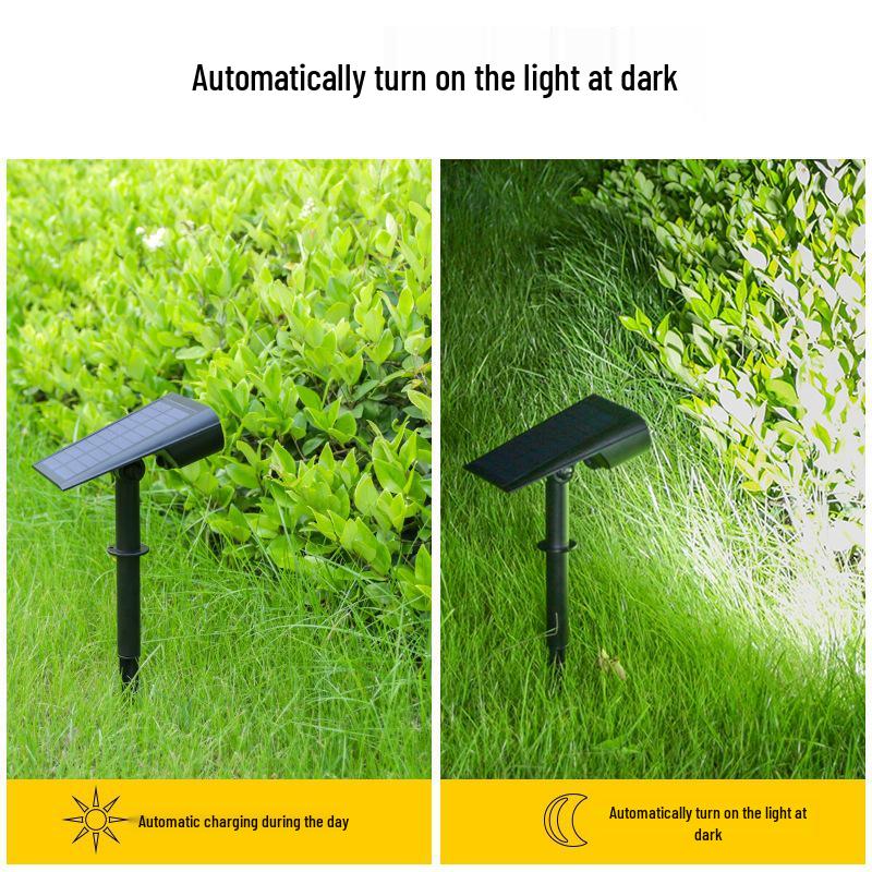 Outdoor Waterproof Solar Garden Stake Lights & Wall Spotlights