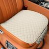 Car Seats Cover, Comfortable Linen Front Seat Cushion Pad With Storage Pocket, Breathable Anti-Slip Seat Protector, Four Seasons Universal Auto