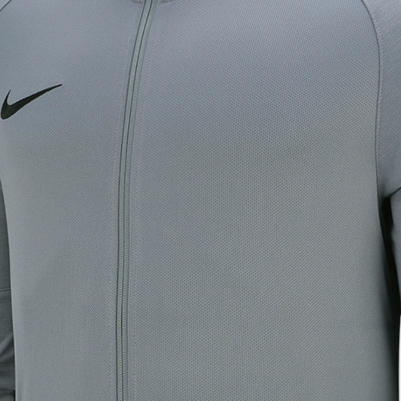 Nike Solid Color Stand Collar Pocket Design Long Sleeve Jacket Retro Sports Stand Collar Jacket Men Jacket Cool-Gray Black 917470-065
