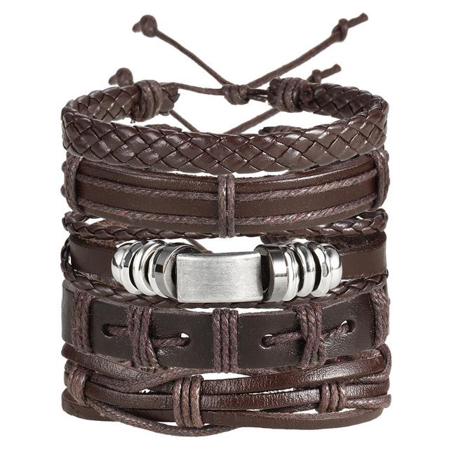 Si Su Pulsera De Cuero De Varias Capas De Plumas Puck De Ojo Si Su Pulsera De Cuero De Varias Capas De Plumas Puck De Ojo