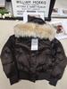 Yu Yan, winter explosion hooded raccoon fur collar small short white duck down jacket warm retro jacket women