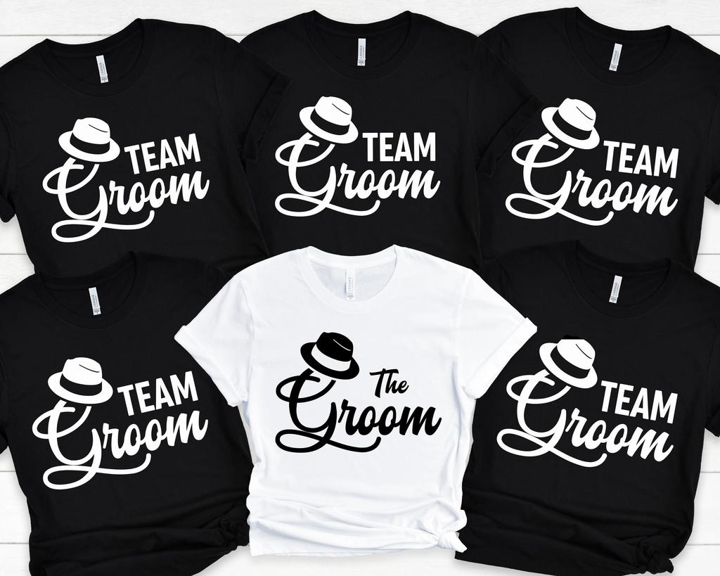 New Bachelor Party The Groom T Shirt Team Groom T Shirt Wedding Party Brother Team Shirt Groom Short Sleeve