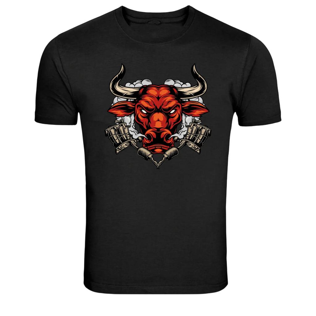 Bulldog Beard Mascot Animal Graphic T-Shirt